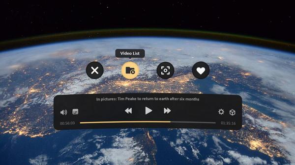SKYBOX VR视频播放器- Oculus Quest应用
