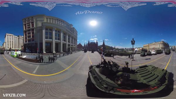 【360° VR】普京视角下的俄罗斯阅兵队伍-360度视频