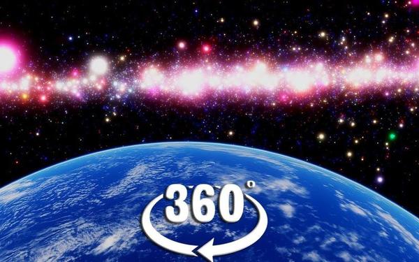 【360° VR】深度放松，穿越多彩的星云和银河系