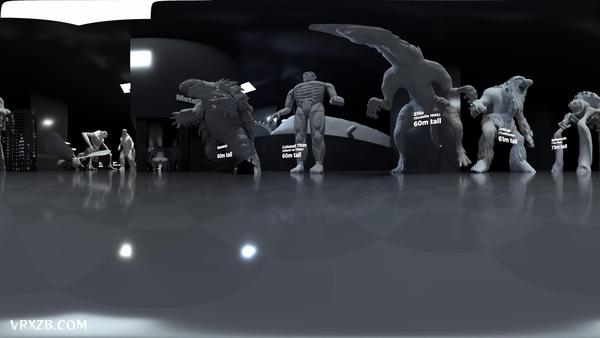 【360° VR】电影中的怪物尺寸对比
