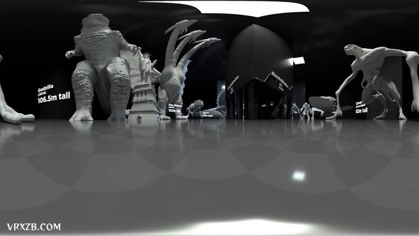 【360° VR】电影中的怪物尺寸对比