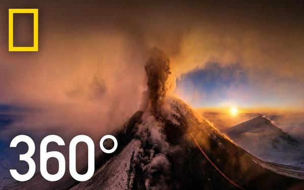 【360° VR】360° 堪察加火山爆发   国家地理
