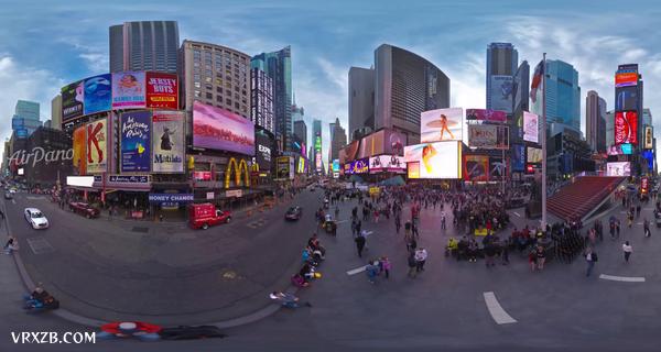 【360° VR】美国纽约曼哈顿,4K空中视频