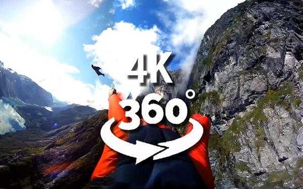 【360° VR】翼装飞翔360度角
