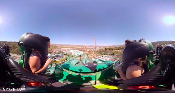 【360° VR】超级过山车 - 准备好降落吧