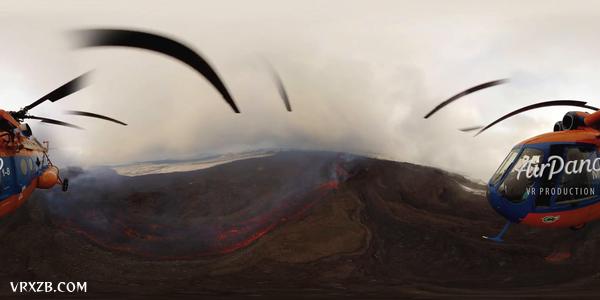 【360° VR】飞跃爆发火山