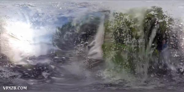 【360° VR】Canaima泻湖,委内瑞拉。第二部分。哈查瀑布，4K空中视频